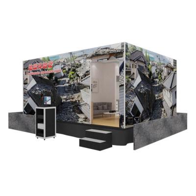 China Metal Hurricane Earthquake Platform VR Simulator Sicence Musemum VR Experience Educational Equipment For Sale for sale