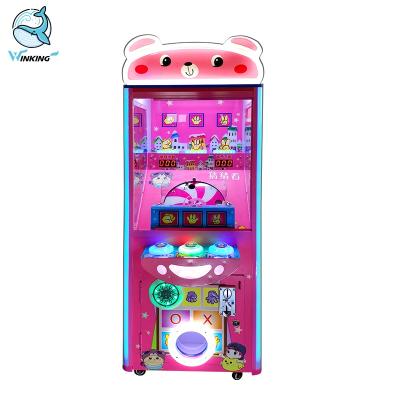 China Plastic+Wood WINKING 2020 Latest Hot Sale Take A Play Arcade Park Toy Coin Operated Gift Guess Redemption Game Machine Amusement For Sale for sale