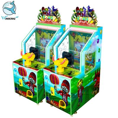 China Professional Wooden Sight Redemption Game Zombie Warball Shooting Arcade Game Machine Kids Video Game Machine for sale