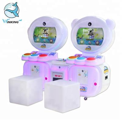 China Metal+acrylic+plastic Children Drummer Small Arcade Game Console Drum Music Electronic Game Machine For Children for sale