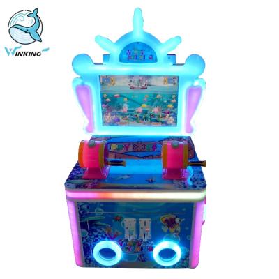 China Metal BLINKING Amusement Equipment Coin Pusher Fishing Simulator Machine Coin Operated Fishing Game Machine for sale