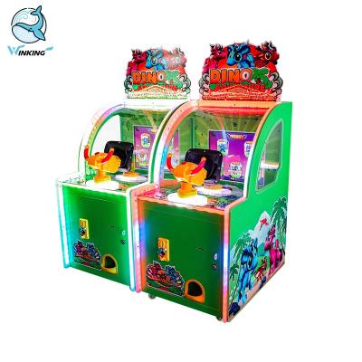 China 2020 Hot Sale Dino Adventure Coin Operated Ball Wooden Frame Video Capsule Game Machine Shooting For Amusement Arcade for sale