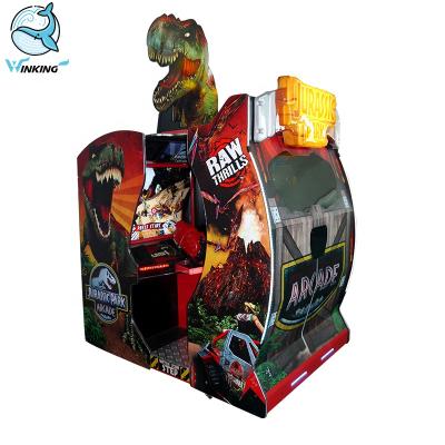 China Coin Operated Metal+Wood Jurassic Park Simulator Shooting Game Machine For Arcade Amusement for sale