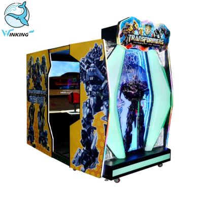 China Indoor Video Metal +Wood Transformers Simulator Gun Shooting Game Machine for sale