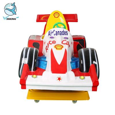 China Children's Winking fiberglass car racing game machine coin operated swing racing game machine for sale for sale