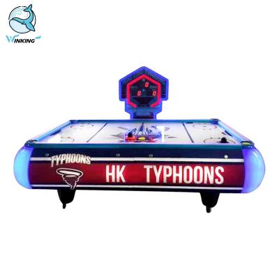 China 2021 Latest Hot Selling Speed ​​Air Hockey Redemption Game Machine Coin Operated Fully Automatic Amusement Arcade Wooden Frame for sale