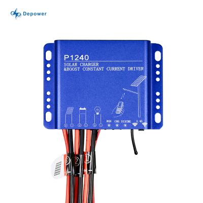 China Depower 8A home controlador solar pwm street light charge controller P1240 for sale