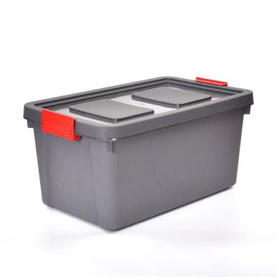 China Factory Wholesale Heavy Duty Plastic Storage Box Warehouse Viable , Industrial Plastic Storage Containers for sale