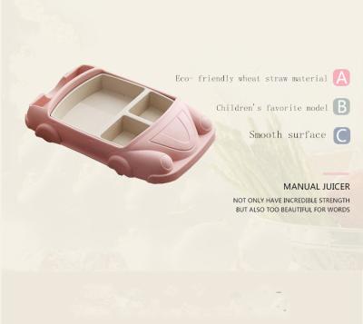 China Five-piece Car Shape Children's Sustainable Hot Selling Housewares Tableware for sale