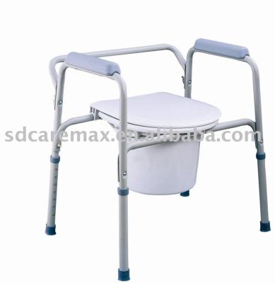 China Factory Supply Good Price Caremax Steel Commode Chair for sale