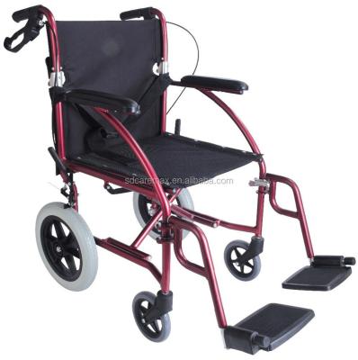 China Caremax Factory Supply Good Prices Lightweight Aluminum Transit Wheelchair CA978LFH for sale