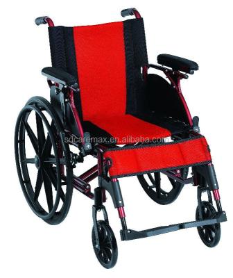 China Caremax Factory Supply Good Prices Luxury Lightweight Aluminum Wheelchair CA995LBQ for sale