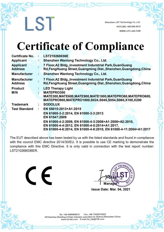 CE - Shenzhen Wanlong Technology Co., Ltd.