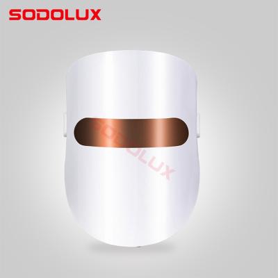 China Dye Removal Support SODOLUX Sample LED Therapy Mask Whitening And Anti Aging Therapy Equipment LED Photodynamic Facial Masks for sale