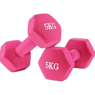 China Other Gym Exercise Color Cast Dumbbell Set Women Use Vinyl PVC Neoprene Dipping Dumbbell for sale