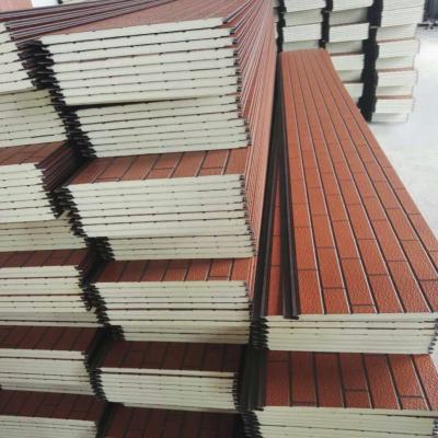 China 2019 Hot Selling Exterior Wall PU Foam Board Faux Brick Metal Decorative Siding Wall Panel Exterior Wall Panel for sale