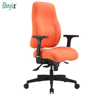 China Professional Mechanism (Height) Cushion Back Office Chair Adjustable With Arm Cushion Chair for sale