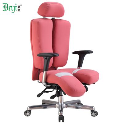 China New Design High Back Adjustable Comfortable Office Chair Leather Fabric Chair Cushion (Height) for sale