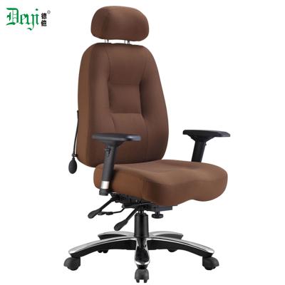 China (Size) Large Size Adjustable Fabric Boss Office Chair With Arms for sale