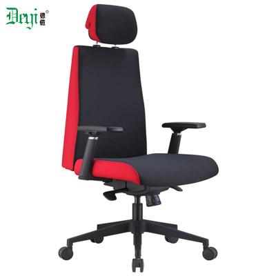 China (Height)Adjustable Color Fabric High Back Computer Gaming Chair With Headrest for sale