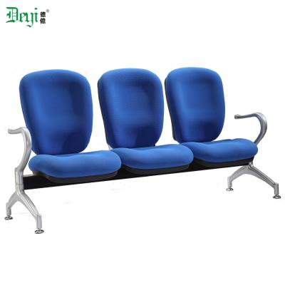 China Waiting Chair Hospital Fabric Upholstery Frame Metal Clad 3 Seater Waiting Chair for sale