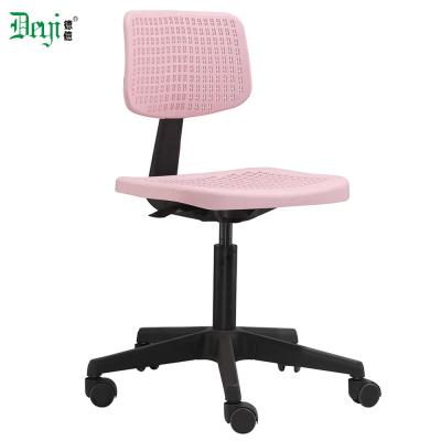 China (Height) Back and Seat Adjustable Plastic Single Desk Chair 887-A Kids Computer Desk Chair for sale