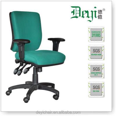 China Green Color Adjustable Middle Back Manager Chair 748C-2 Office Computer Fabric Executive (Height) Chair for sale