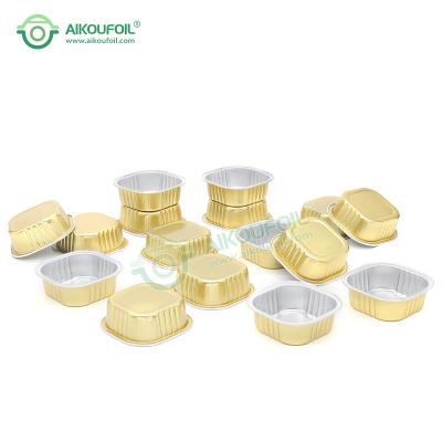 China Tin Can Containers Aluminum Foil Food Box Aikou Food Container Small Price for sale