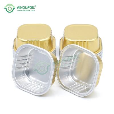 China Food Box Aikou Tin Can Aluminum Food Container Pet Filters With Lids Aluminum Foil 100M for sale