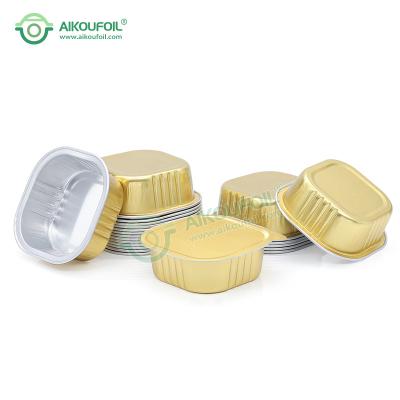 China Aikou Sauce Design Black 15Ml 25Ml 50Ml 150Ml 250Ml Food Box New/Gold Aluminum Foil Container for sale