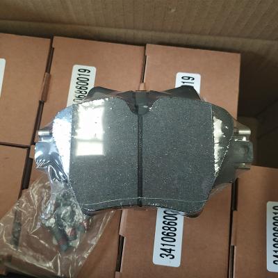 China no noise disc brake pads low metal brake pad supplier 129.8 mm: 70.9 mm: 17.4 mm for sale