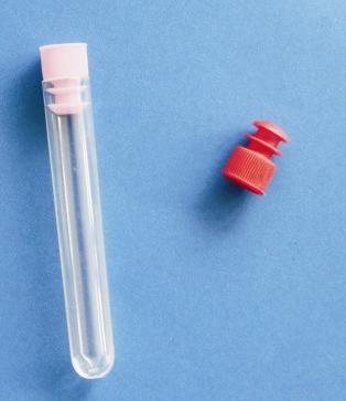 China Plastic test tube PS test tube PP test tube with cap for sale