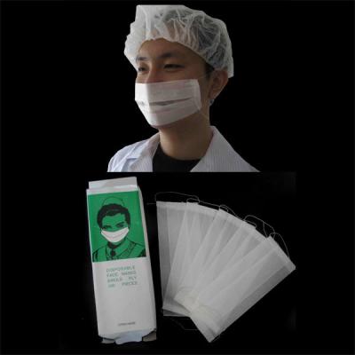 China Disposable Paper Face Mask for sale