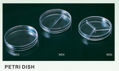 China Plastic sterile petri dish 90mm round shape culture dish for sale