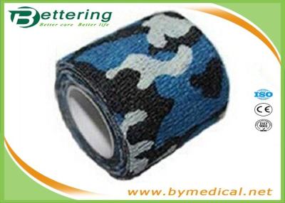 China Camo Army Non Woven Cohesive Bandage Self Adhesive Camping Hunting Camouflage Tape for sale