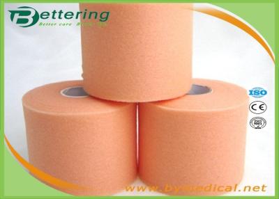 China Orange Colour Foam Bandage Underwrap Sports Tape Bandage 7cm x 27m Athletic Taping For Outdoor Activities for sale