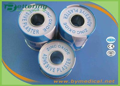 China 100% cotton Zinc Oxide Plaster  with Hypoallergenic Glue Medical Adhesive Plaster Tape with Tinplate Package for sale