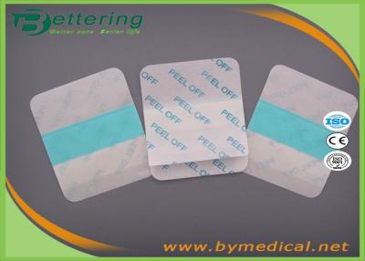 China Non frame shape permeable transparent PU IV Cannula Dressing breathable waterproof PU film wound dressing plaster for sale