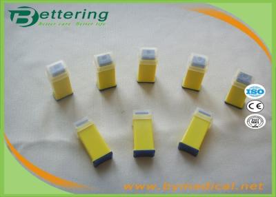 China 26G Yellow Colour Sterile Auto Pressure Activated Safety Blood Lancet Asepsis Blood Sample Collecting Needle for sale