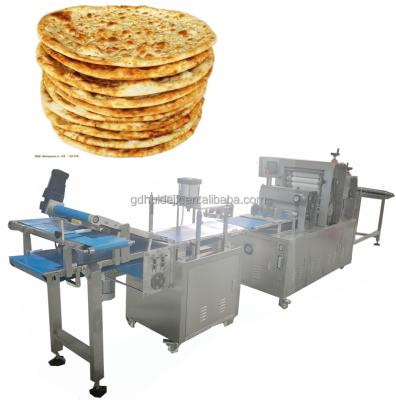 China Pizza Making Machine Huide PLC Control Commercial Pizza Production Line Automatic Pizza Maker Making Machine Industrial Pizza Making Machine naan for sale