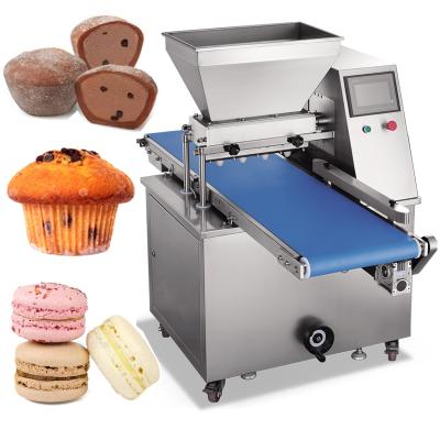 Chine Automatic Flour Mill Cup Cake Filling Machine Sponge Cake Depositor Cake Topping Machine à vendre