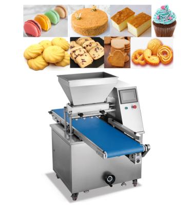 China PLC Automatic Control Production Macaron Cake Depositor Machine Commercial Cookie Biscuit Machine Cookie Depositor for sale