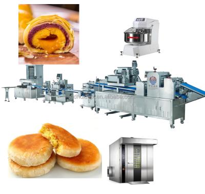 China Automatic Hotels Puff Pastry Production Line Hopia Pastry Machine Puff Pastry Making Machine zu verkaufen