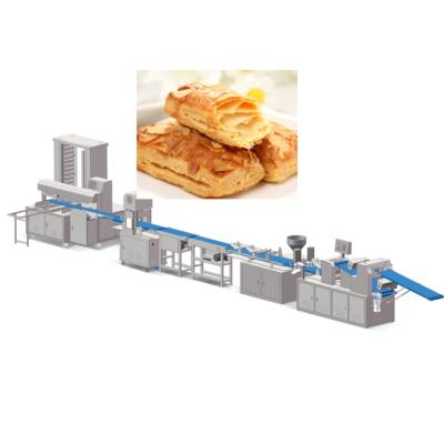 China Commercial Dough Machine Hotels Puff Pastry Dough Making Machine Automatic Pastry Production Line en venta