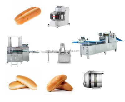 Cina Full Automatic Snack Factory Bread Production Line Bread Roll Machine Buns Bread Making Machine in vendita