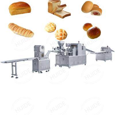 Cina Industrial Automatic Bread Maker Bread Bakery Machine Huide Bread Toast Bread Production Line Make Making Machine in vendita