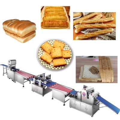 China Automatic Full Automatic Production Bread Production Line Bread Bakery Production Line Slice Bread Production Line à venda