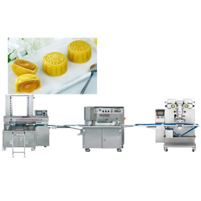 Китай Laitance-Functional Automatic Encrusting Machine Mooncake Molding Machine Moon Cake Filling Machine продается