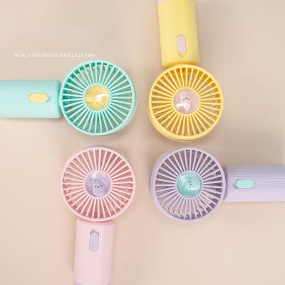 China High Efficiency Mode Mini Usb Rechargeable Portable Fan Handheld High Wind Quiet Fan With Bracket for sale