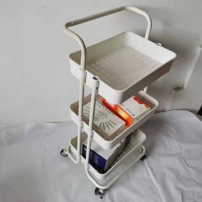 China Sustainable Modern Minimalist Removable Storage Rack Multifunctional Three Tier Rack for sale